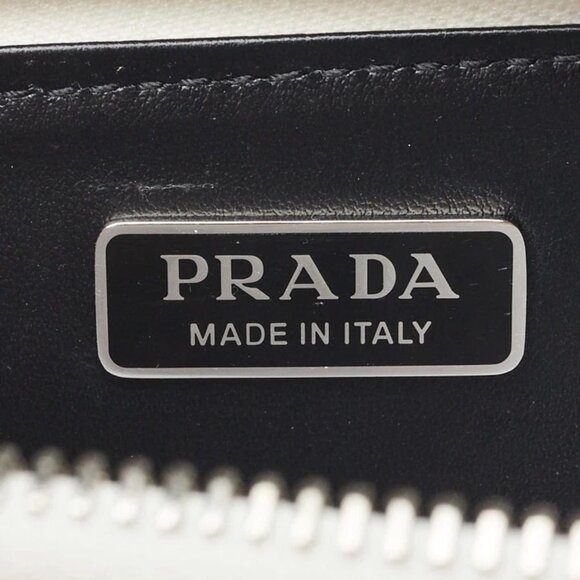 Prada Spazzolato Leather Triangle Mini Pouch Crossbody Clutch Bag 625-050125 - Picture 8 of 10